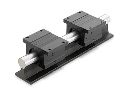 Continuously supported for maximum down- and side-load applications without concerns for shaft deflection.